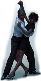 Lumo and Theodora Bortei-Doku strike a Salsa pose